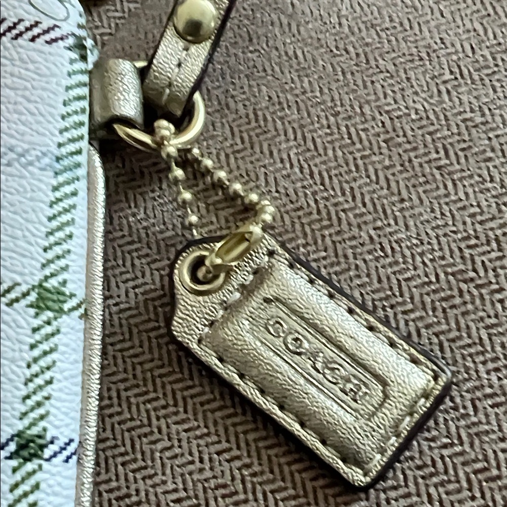 Coach Multicolor Plaid Wristlet - Picture 4 of 6